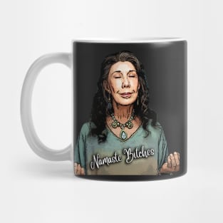 Frankie Bergstein Namaste Mug